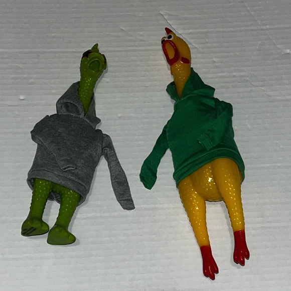 (Pick) 1 Hoodie for Rubber Chicken Toy / Doll Hoodie - Picture 12 of 12